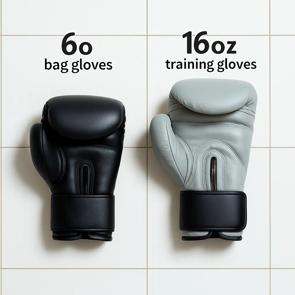 Bag Glove and Training Glove Comparison