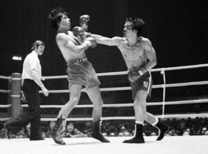 Old style boxing fight